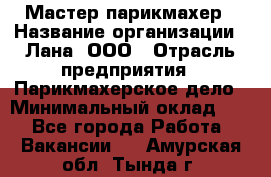 Мастер-парикмахер › Название организации ­ Лана, ООО › Отрасль предприятия ­ Парикмахерское дело › Минимальный оклад ­ 1 - Все города Работа » Вакансии   . Амурская обл.,Тында г.